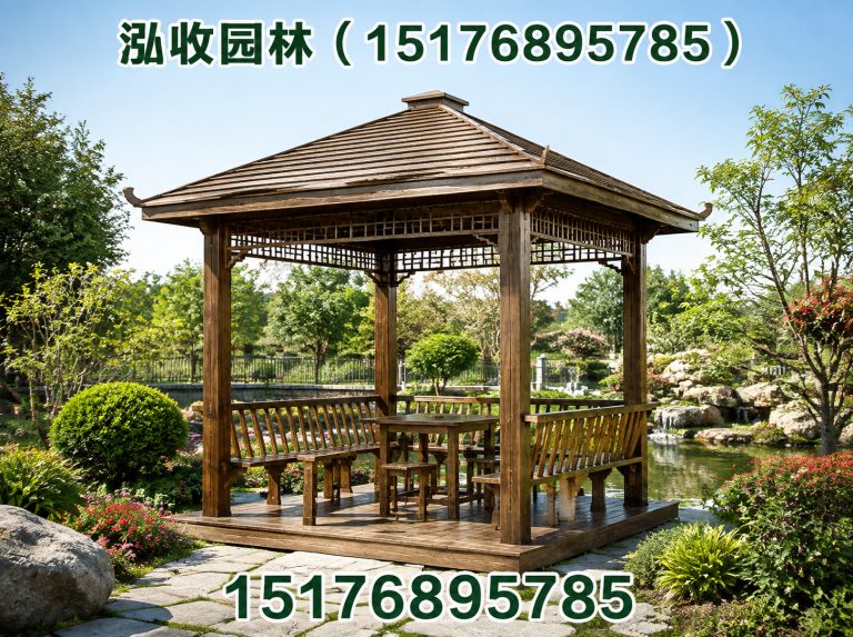白银防腐木展示图